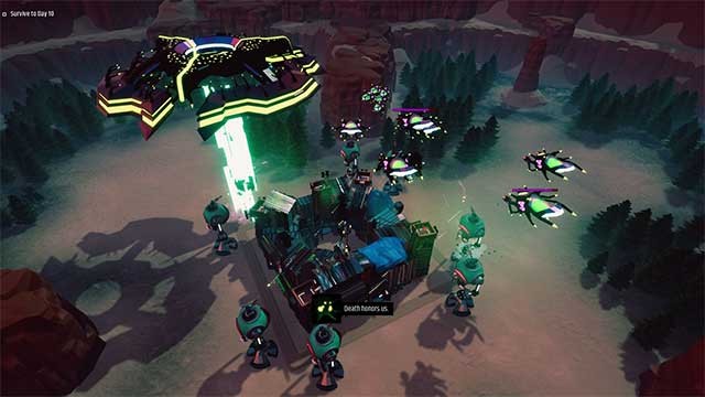 Rise Against the Invaders là game xây dựng bối cảnh tương lai đen tối