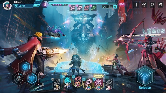 Bạn phối hợp với các Chiến binh và Thanh tra để chống lại các cuộc tấn công của kẻ xâm lược trong game Rise of Cyber