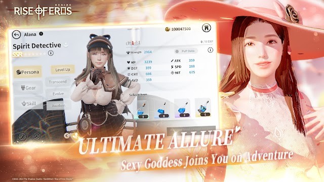 Tận hưởng sự quyễn rũ tuyệt đỉnh cùng các nữ thần xinh đẹp trong game Rise of Eros: Desire