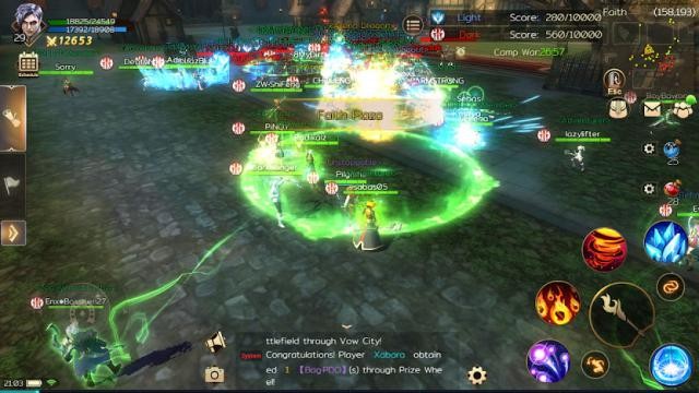 Tham gia các trận chiến đông người kịch tính, nghẹt thở