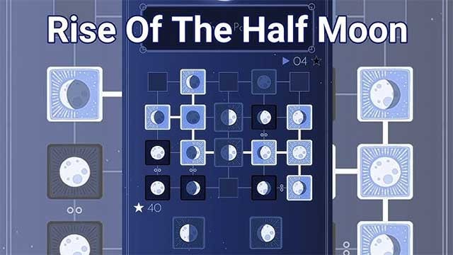 Tương tác với những lá bài hiển thị nhiều pha mặt trăng khác nhau