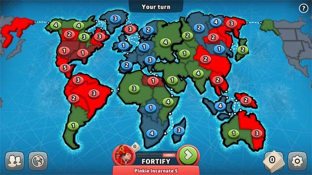 RISK: Global Domination bao gồm nhiều chế độ game hấp dẫn