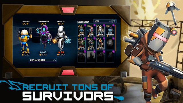 Chiêu mộ vô số người sống sót