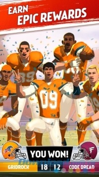 Rival Stars College Football cho Android có nhiều giải thưởng hoành tráng