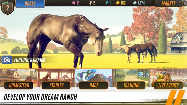 Game mô phỏng huấn luyện ngựa - Rival Stars Horse Racing