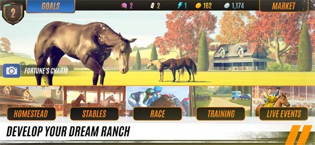 Game đua ngựa và quản lý trang trại ngựa đồ họa ấn tượng - Rival Stars Horse Racing