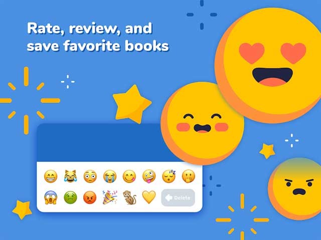 Bé có thể tự mình xếp hạng, đánh giá và lưu các cuốn sách mình yêu thích