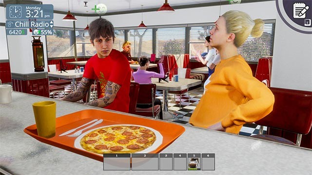 Quản lý quán ăn ven đường cao tốc trong game mô phỏng Road Dinner Simulator