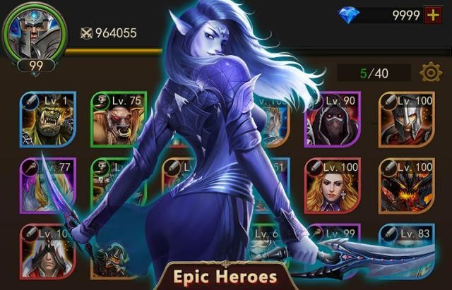 Tuyển mộ các anh hùng huyền thoại mạnh mẽ