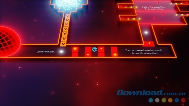 Bị quả bóng khổng lồ màu đỏ rượt đuổi trong game phiêu lưu hành động Road to Ballhalla cho máy tính