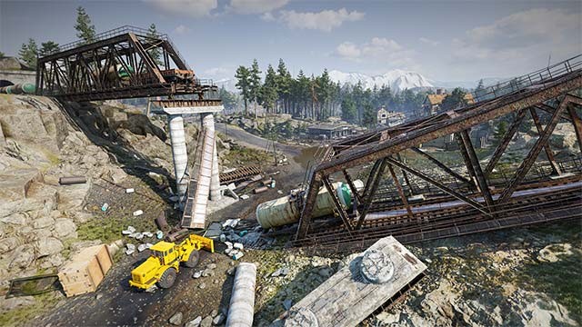 RoadCraft là game mô phỏng sửa đường và xây cầu sau thảm họa thiên nhiên