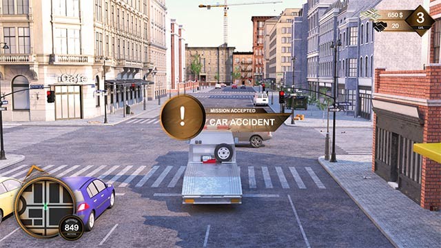 Hoàn thành nhiệm vụ để kiếm tiền và danh tiếng trong Roadside Assistance Simulator