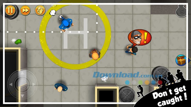 Giao diện chơi game Robbery Bob Free trên Android