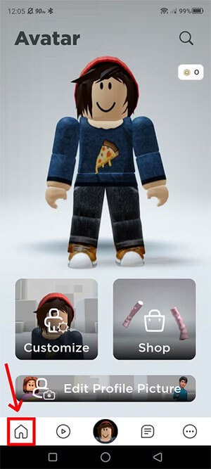 Tạo và tùy chỉnh avatar trong Roblox