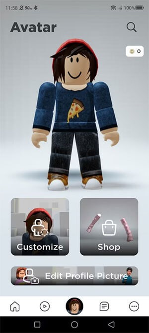 Tạo và tùy chỉnh avatar trong Roblox