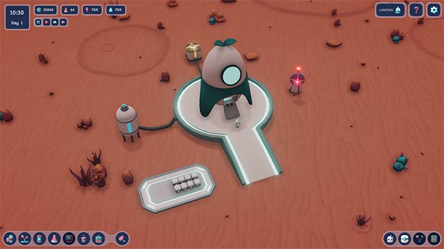 Nỗ lực sinh tồn trên hành tinh lạ thông qua trồng trọt và sản xuất