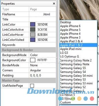 Xem website trên nhiều kích thước