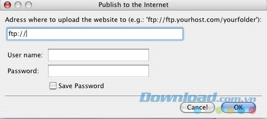 Xuất website trực tuyến