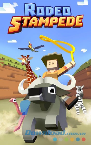 Tính năng trong game Rodeo Stampede trên Android