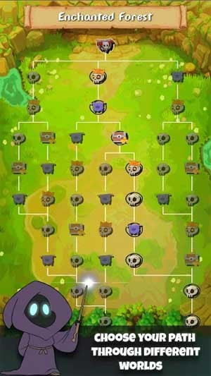 Chọn con đường của bạn trong mỗi thế giới của Rogue Adventure