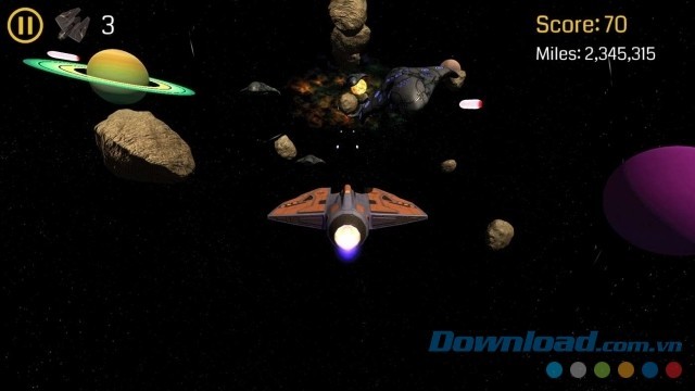 Vượt qua mọi chướng ngại vật hiểm trở trong game bắn súng không gian miễn phí Rogue Jet Fighter cho máy tính và Windows Phone
