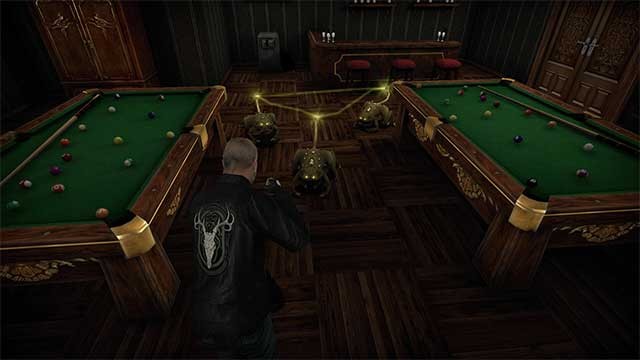 Dinh thự sẽ trở nên nguy hiểm và khó đoán hơn tùy theo mức độ sợ hãi của bạn