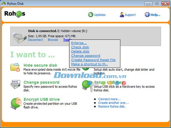 Rohos Disk Encryption