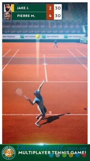 Game quần vợt Roland-Garros Tennis Champions cho iOS