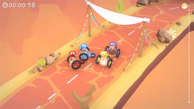 Rolling Hamster&nbsp;là game đua xe arcade nhiều người chơi cực dễ thương