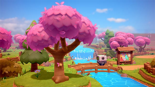 Game Rolling Hills sở hữu đồ họa hoạt hình xinh xắn với màu sắc rực rỡ