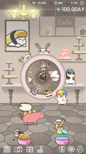 Tương tác với các vòng quay để cải thiện môi trường sống cho những loài vật dễ thương