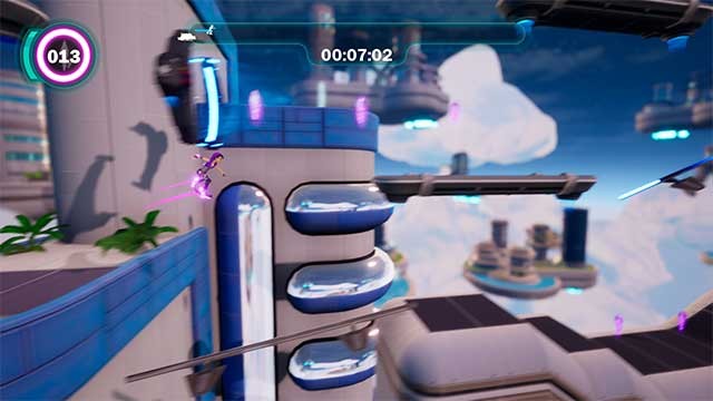 Tránh sự truy đuổi của kẻ thù bằng cách sử dụng kỹ năng parkour