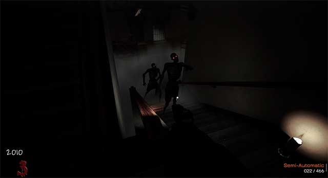 Tìm cách sống sót khỏi thây ma lâu nhất có thể trong game bắn zombie Room Invaderz