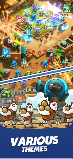 Chiến đấu ở nhiều khu vực khác nhau