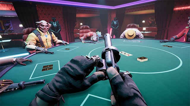 Roulette Heist là sự kết hợp giữa game Poker với Cò quay Nga kinh điển