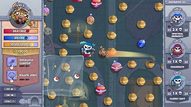 Nhập vai anh hùng, đánh bại kẻ thù và boss nguy hiểm trong game Roundguard