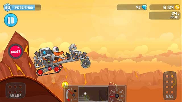 RoverCraft for Android có nhiều chế độ chơi đa dạng