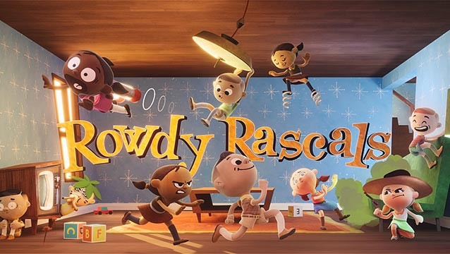 Rowdy Rascal là party game hành động vui dành cho nhóm 4 người chơi