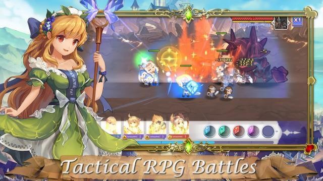 Tham gia các trận đánh chiến RPG đầy chiến thuật trong game Royal Knight Tales