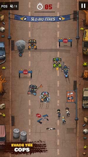 Tìm cách thoát khỏi cảnh sát trong mode Lawless