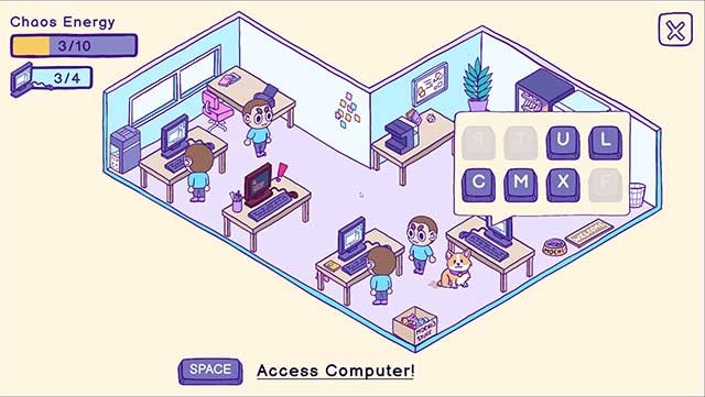 Vào vai một chú chó tinh nghịch gây ra đủ loại hỗn loạn trong văn phòng