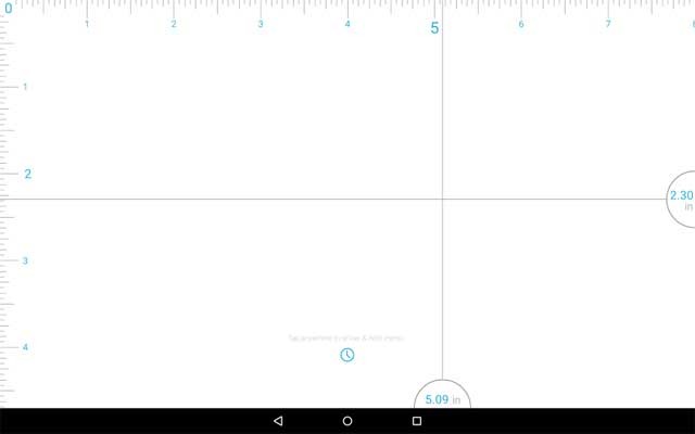 Biến điện thoại thông minh của bạn thành thước kẻ với Ruler app