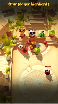 Dàn cầu thủ động vật độc đáo