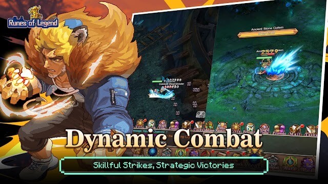 Tham gia các trận chiến hoành tráng, giải phóng kỹ năng và giành chiến thắng chiến lược