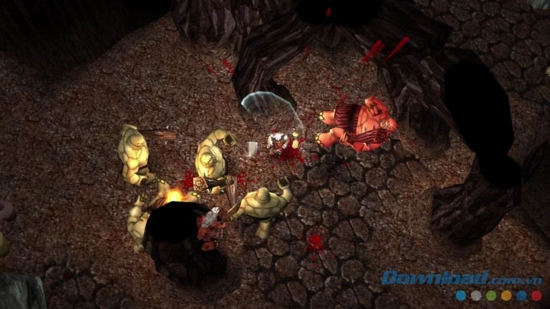 Hạ gục nhiều kẻ địch trong game chặt chém Runic Rampage cho Linux, Mac và máy tính