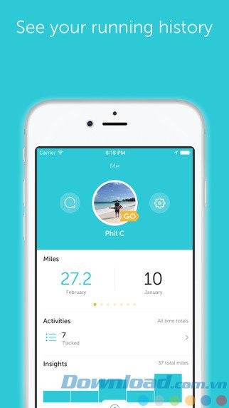 Quản lý lịch sử tập luyện