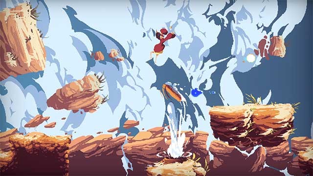 Vượt qua các màn chơi đầy thử thách bằng cách nhảy qua các hố và chướng ngại vật