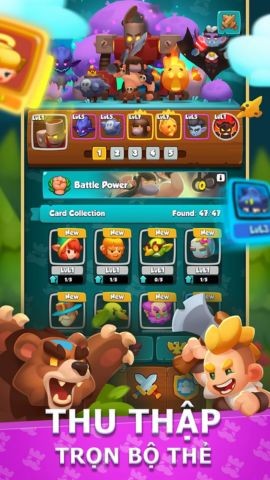 Thu thập trọn bộ thẻ
