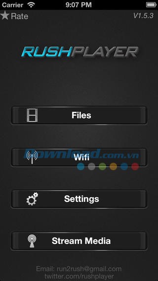 RushPlayer Lite cho iOS