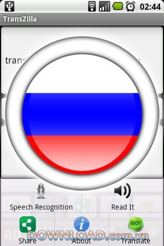 Russian Translator TransZilla For Android